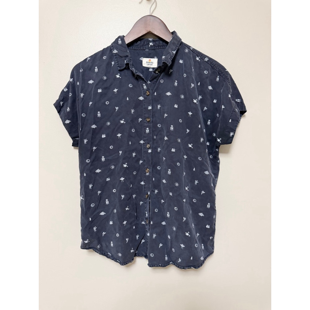 Marine Layer Dana Short Sleeve Shirt - Picture 5 of 8